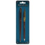 CurePink SR72540 Harry Potter Wand & Broom propiska a tužka 7 x 23 cm – Zboží Dáma
