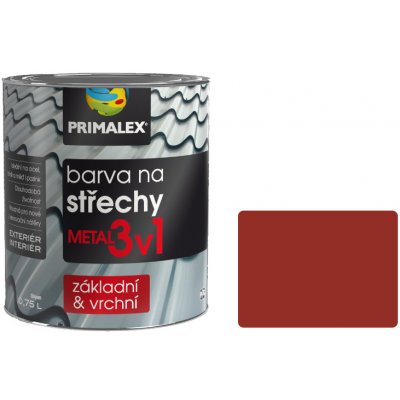 Primalex Metal 3v1 5L červenohnědá – Sleviste.cz