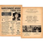 Narozeninové noviny 1 + 1 strana - ročník na přání – HobbyKompas.cz