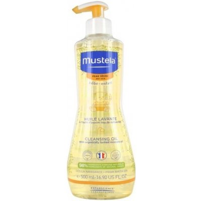 Mustela Bébé Cleansing Bath Oil Jemný koupelový olej 500 ml – Zbozi.Blesk.cz