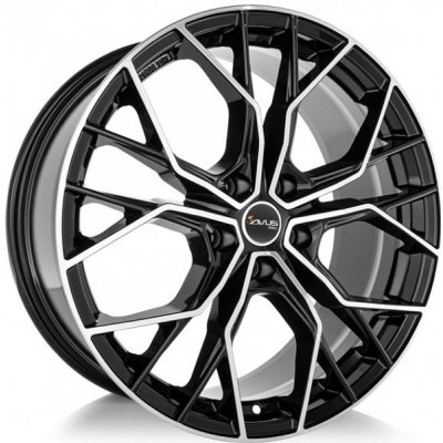 Avus Racing Ac-M10 8x18 5x120 ET43 black polished – Hledejceny.cz