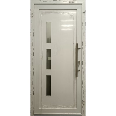 Soft Vchodové dveře 2022-14 pravé dovnitř Bílá 100 x 210 cm – Zboží Mobilmania