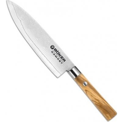 Böker Solingen Damaškový nůž Damast Olive 16 cm