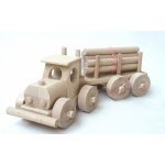 Ceeda Cavity přírodní dřevěný velký traktor s kládama – Sleviste.cz