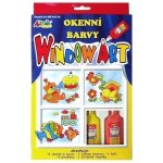 SMT Creatoys Okenní barvy 5x20ml s konturou se třpytkami + předlohy v krabici 16x26x2,5cm – Hledejceny.cz
