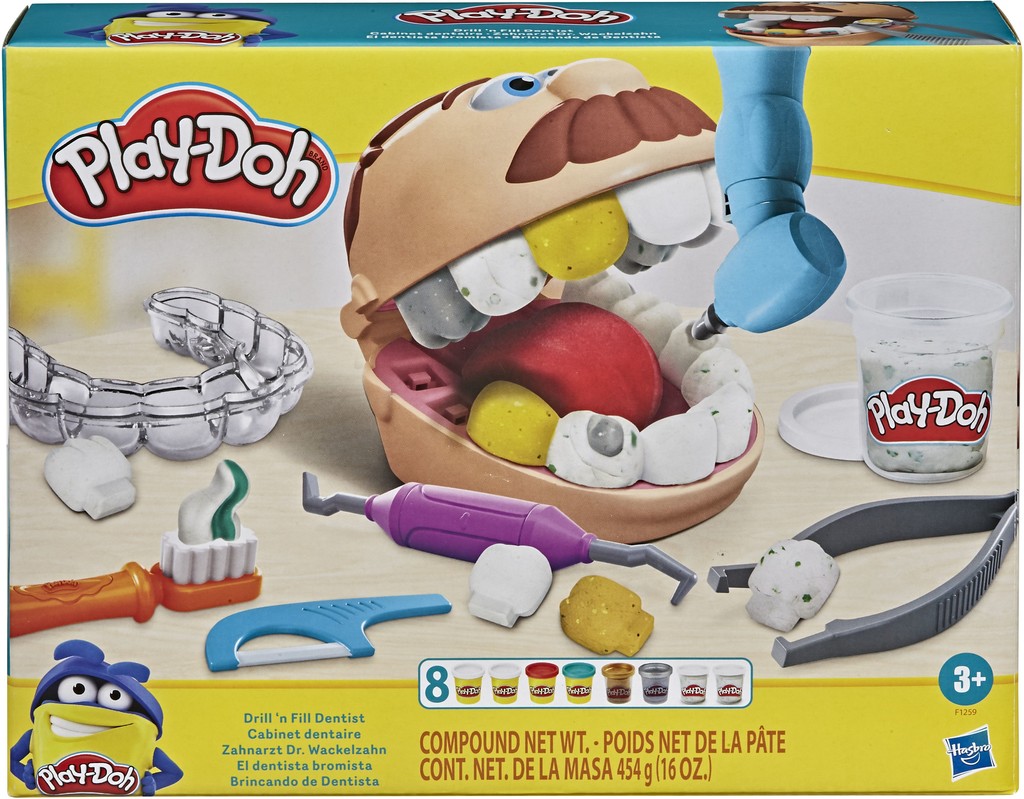 Hasbro Play-Doh NOVÝ ZUBAŘ S VLASY 20618 od 268 Kč - Heureka.cz