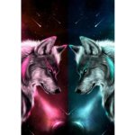 Norimpex Diamantové malování Vlčí pohled 30 x 40 cm – Hledejceny.cz