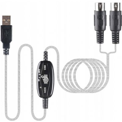 KABEL KONVERTOR USB NA MIDI IN OUT ROZHRANÍ – Zboží Živě