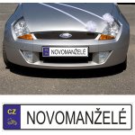 Svatební SPZ s textem - BLUELINE - Novomanželé – Zboží Dáma