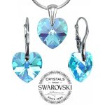 Swarovski Elements Modré Srdce LSW061S – Hledejceny.cz