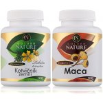 Golden Nature Kotvičník zemní 90% 100 kapslí + Golden Nature Maca 100 kapslí – Hledejceny.cz