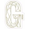Příslušenství autokosmetiky Gyeon G Sticker Gold 200 x 131,3 mm