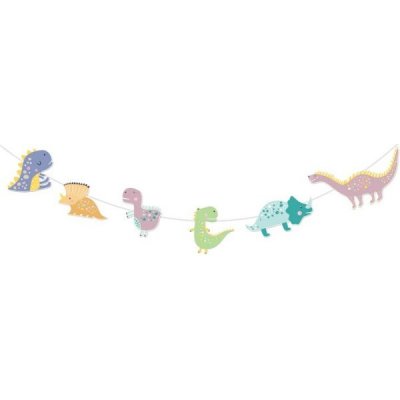 Girlanda papírová Dinosauři 300 cm – Zbozi.Blesk.cz