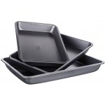 Banquet 19YLK22 3ks obdélníkových pekáčů Culinaria 34,5x24,5x4 cm 31,5x21,5x4 cm 28,5x19,5x4 cm – Zboží Dáma