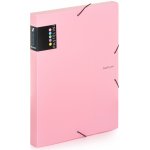 Karton P+P Pastelini A4 desky s gumou růžová – Zboží Živě