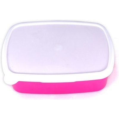 Plastový box s víkem 18 x 13 x 6 cm - růžová sublimace termotransfer – Zboží Dáma