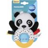Chrastítko Canpol Babies Plyšové senzorické chrastítko s kousátkem Panda