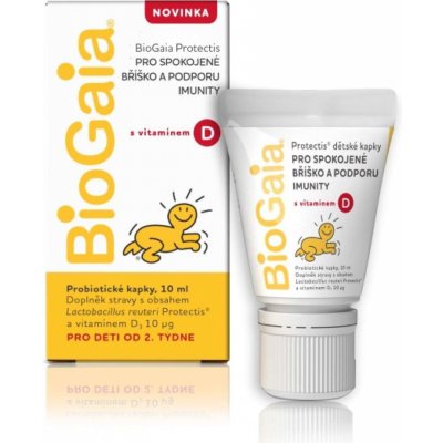 Biogaia Protectis probiotické kapky s vitamínem D 10 ml – Hledejceny.cz