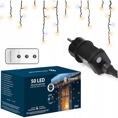 Světelný závěs Springos 301 - 500 LED – Hledejceny.cz