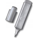 Faber-Castell 154661 Zvýrazňovač Textliner 46 Metallic metalický stříbrný – Sleviste.cz