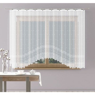 Hotová záclona nebo balkonový komplet, Madison, bílá 280 x 140 cm – Sleviste.cz