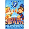 Dětská deka SUN CITY Fleecová deka Paw Patrol Mission Complete