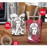 CurePink Proměňovací sklenice Stranger Things Eleven 450 ml – Zboží Mobilmania