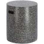 Černý cementový odkládací stolek Kave Home Jenell 35 cm – Hledejceny.cz