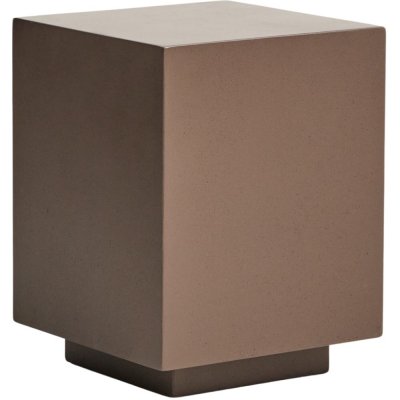 Kave Home cementový zahradní stolek Rustella 35 x 35 cm Hnědý – Hledejceny.cz