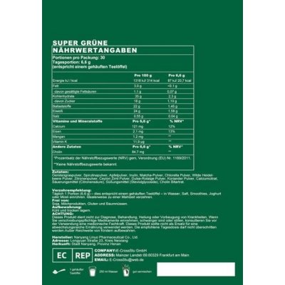 Zavonirae Zelený detoxikační prášek superpotravinový 200 g – Hledejceny.cz