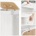 Songmics bílý LCB010W01 – Zboží Dáma