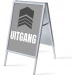 Jansen Display Set reklamního áčka A1, Východ, šedý, holandsky, 639 x 1094 mm – Zboží Živě