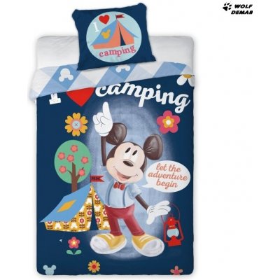 FARO povlečení Mickey camping Bavlna 140x200 70x90