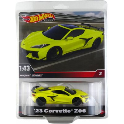 Hot Wheels Premium 23 Corvette Z06 1:43 – Zboží Mobilmania