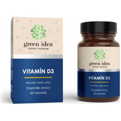 Green idea Vitamín D3 60 tobolek – Hledejceny.cz