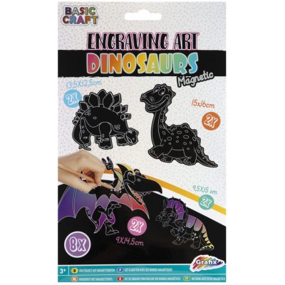 Vyškrabávací obrázek dinosauři magnetický – Sleviste.cz