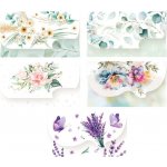 Obálky dárkové 90x157mm Flowers, mix – Zboží Živě