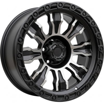 Racing Line FBX087 9x20 6x139.7 ET0 black matt polished – Hledejceny.cz