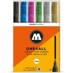 Molotow One4All 227HS 4mm 6ks metalické – Zboží Dáma