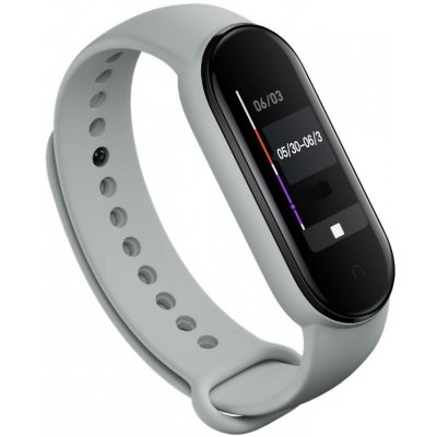 Xiaomi Mi Band 5/6 náhradní náramek Jednobarevný Šedá MBS5-SED – Zbozi.Blesk.cz