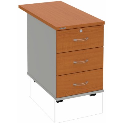 Hobis K 33 Z P 80 3 zásuvky léta podél 80 cm třešeň šedá – Hledejceny.cz