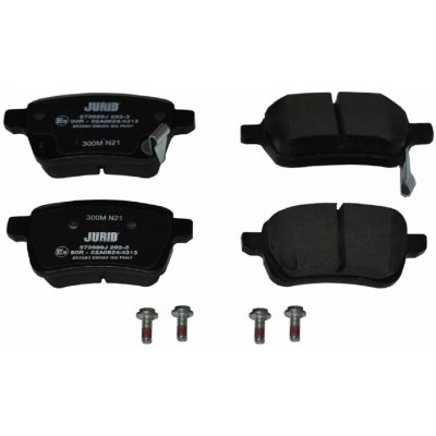 Sada brzdových destiček, kotoučová brzda JURID 573689J – Hledejceny.cz