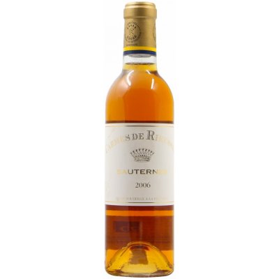 Les Carmes de Rieussec Sauternes sladké bílé 2006 13,5% 0,375 l (holá láhev) – Zbozi.Blesk.cz