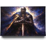 KRAFTHOUSE.EU Rytíř Modré Noci – obraz na plátně Premium Canvas | 100% bavlna | Různé rozměry Velikost: 30 x 20 cm – Zboží Dáma