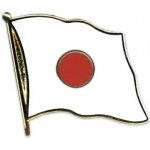 Odznak (pins) 20mm vlajka Japonsko - barevný – Zboží Dáma