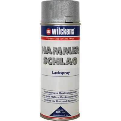 WILCKENS Kladívková barva ve spreji Hammerschlag-Lackspray 400 ml stříbrná – Hledejceny.cz