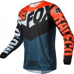 Fox Racing 180 Trice 2022 šedo-oranžový