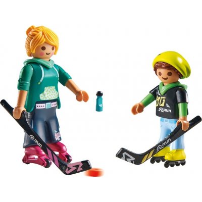 Playmobil 71209 DuoPack inline hokej s hokejkami a puky – Zbozi.Blesk.cz