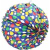 Lampion Wiky Lampion koule průměr 30cm 2 barvy v sáčku bez hůlky karneval