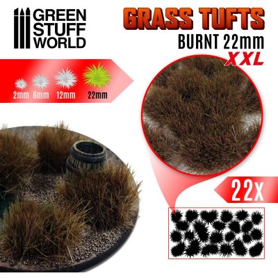 Green Stuff World Grass Tuft XXL Burnt